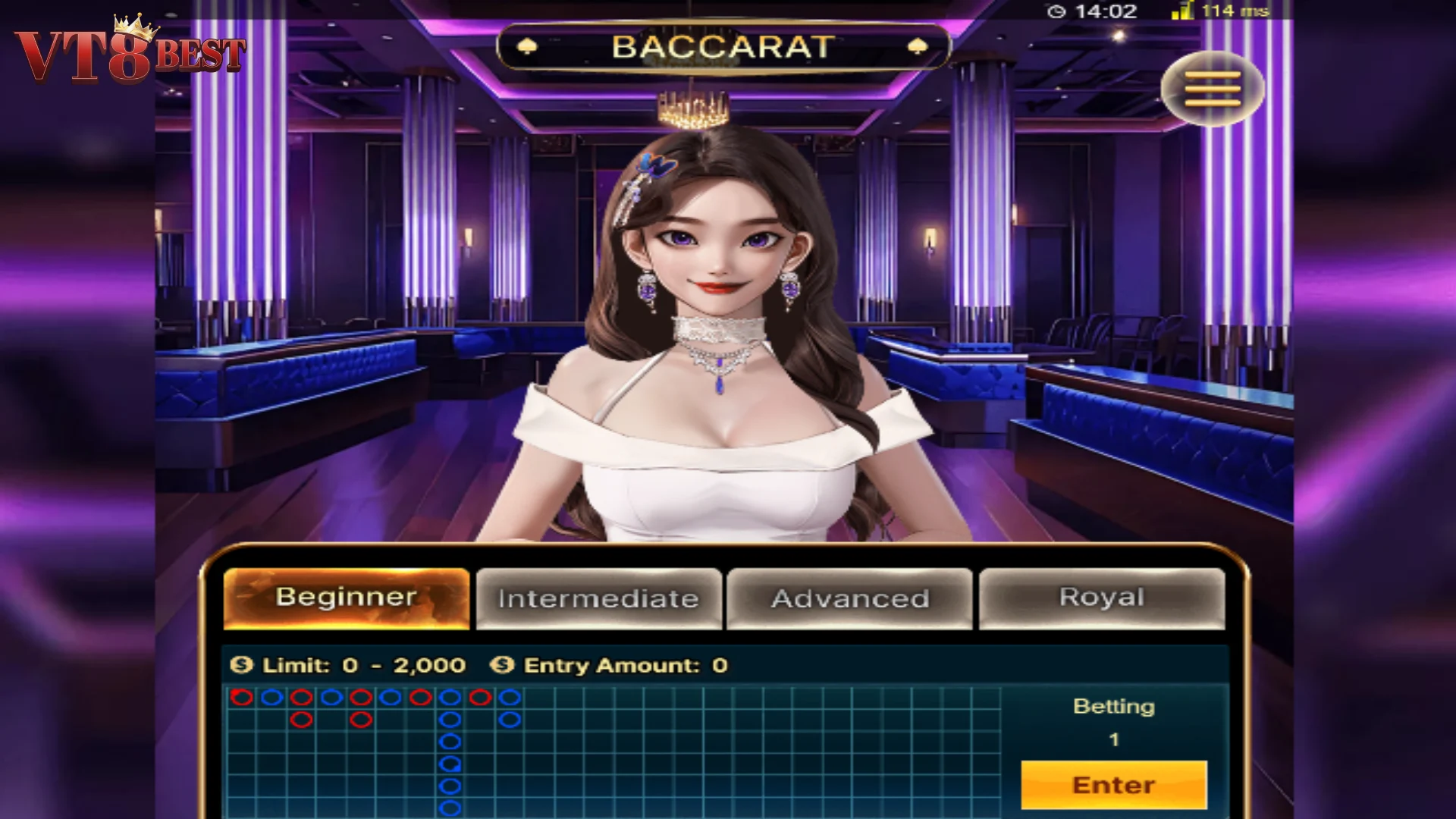 รูปแบบการเดิมพันและอัตราการจ่ายเงินที่ คาสิโน VT8