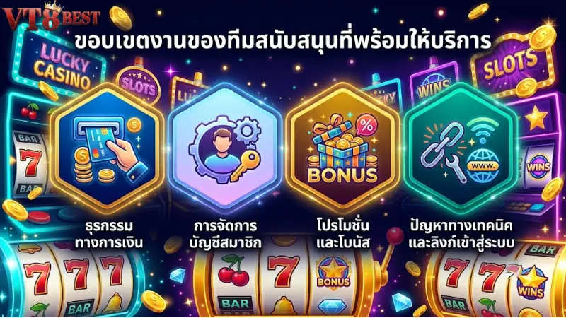 ขอบเขตเรื่องที่ทีมงานพร้อมให้ความช่วยเหลือ